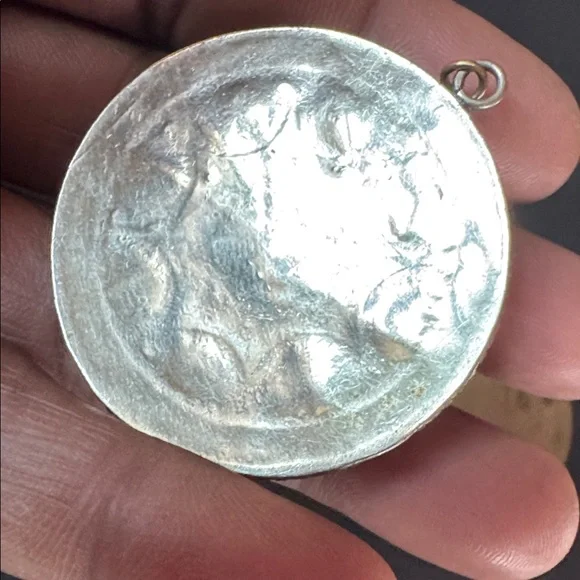 Nepalese Coral and Turquoise Boho Earrings - Picture 10 of 13